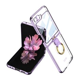 Futrola RING LINES - Samsung F741B/F761B Galaxy Z Flip 6 5G/Z Flip 7 FE 5G ljubicasta (GKK case) (MS).