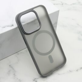 Futrola SILKY MAGSAFE II - iPhone 15 Pro (6.1) siva (MS).