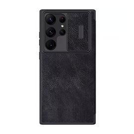 Futrola Nillkin Qin Pro Leather - Samsung Galaxy S23 Ultra crna.