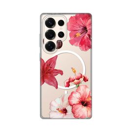 Futrola print Magsafe - Samsung S938 Galaxy S25 Ultra Hibiscus.
