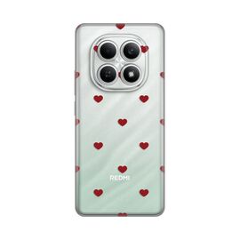 Silikonska futrola PRINT - Xiaomi Redmi Note 15 4G Red Hearts.