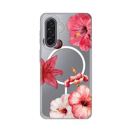 Futrola print Magsafe - Samsung A175 Galaxy A17 Hibiscus.