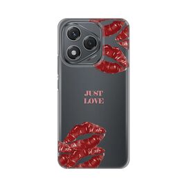 Silikonska futrola PRINT Skin - Huawei Honor 400 Lite Just Love Pink.