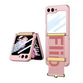 Futrola STRAP CASE - Samsung F741B/F761B Galaxy Z Flip 6 5G/Z Flip 7 FE 5G roze (GKK case) (MS).