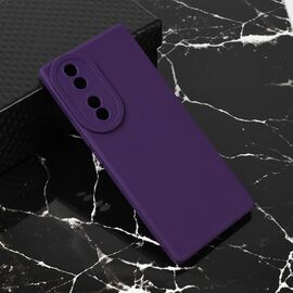 Silikonska futrola Teracell Giulietta - Huawei Honor 70 mat tamno ljubicasta.