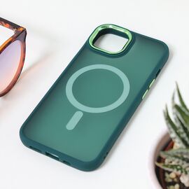 Futrola Magsafe colorful - iPhone 13 tamno zelena.