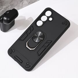 Futrola Hard Ring - Samsung S931 Galaxy S25 crna.