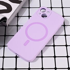 Futrola Magsafe Pure color - iPhone 15 6.1 lila.