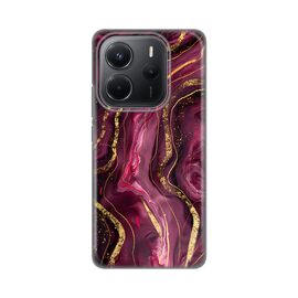 Silikonska futrola PRINT - Xiaomi Redmi Note 14 4G (SRB) Burgundy.