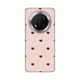 Silikonska futrola PRINT - Huawei Honor Magic 7 lite Beige Hearts.