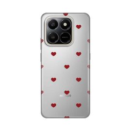 Silikonska futrola PRINT - Honor X7d 4G/400 Smart 5G Red Hearts.