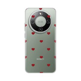 Silikonska futrola PRINT - Huawei Honor Magic 8 Lite Red Hearts.