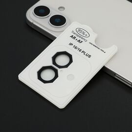 Folija - zastitu kamere OCTAGON za iPhone 16 (6.1)/16 Plus (6.7) crna (MS).