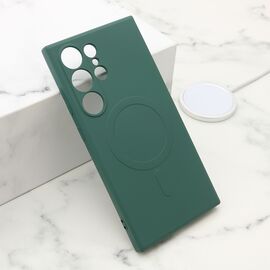 Futrola VELVET TOUCH MagSafe - Samsung S928 Galaxy S24 Ultra 5G tamno zelena (MS).