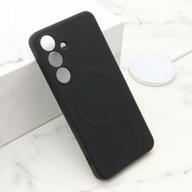 Futrola VELVET TOUCH MagSafe - Samsung S921 Galaxy S24 5G crna (MS).