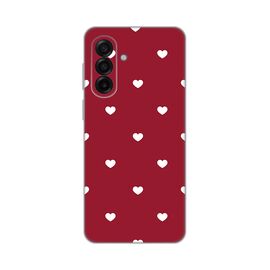 Silikonska futrola PRINT Skin - Samsung A175 Galaxy A17 Burgundy Hearts.