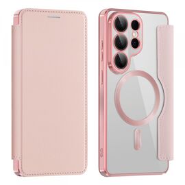 Futrola Magsafe Lux na preklop - Samsung S948 Galaxy S26 Ultra roze.