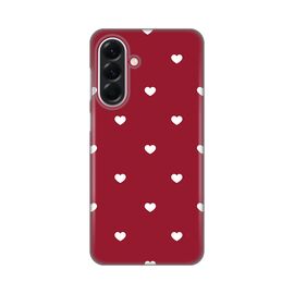 Silikonska futrola PRINT Skin - Samsung A566 Galaxy A56 5G Burgundy Hearts.