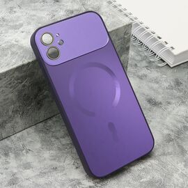 Futrola COLOR METAL MagSafe - iPhone 11 (6.1) ljubicasta (small camera) (MS).