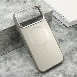 Futrola COLOR METAL Magsafe - iPhone 17 Pro Max (6.9) siva (big camera) (MS).