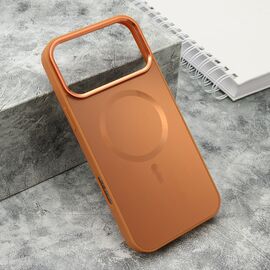 Futrola COLOR METAL Magsafe - iPhone 17 Pro Max (6.9) narandzasta (big camera) (MS).