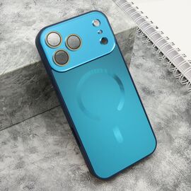 Futrola COLOR METAL Magsafe - iPhone 17 Pro Max (6.9) plava (small camera) (MS).