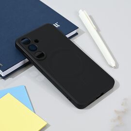 Silikonska futrola Teracell Giulietta Magsafe - Samsung S931 Galaxy S25 crna.