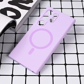 Futrola Magsafe Pure color - Samsung S928B Galaxy S24 Ultra lila.