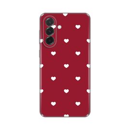 Silikonska futrola PRINT Skin - Samsung A376 Galaxy A37 5G Burgundy Hearts.