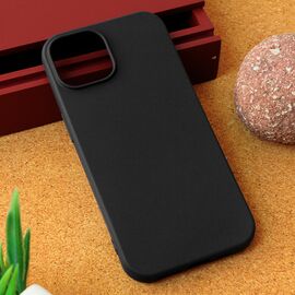 Silikonska futrola Teracell Giulietta - iPhone 15 mat crna.