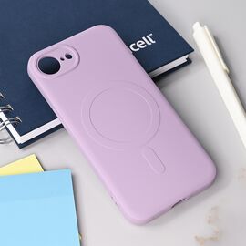 Silikonska futrola Teracell Giulietta Magsafe - iPhone 16e/17e 6.1 ljubicasta.