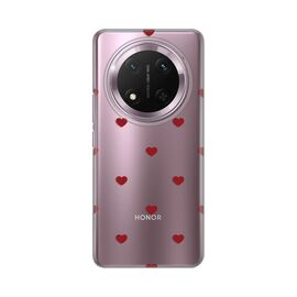 Silikonska futrola PRINT - Huawei Honor Magic 7 lite Red Hearts.