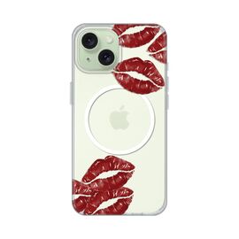 Futrola print Magsafe - iPhone 15 Kisses.