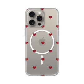 Futrola print Magsafe - iPhone 15 Pro Max 6.7 Red Hearts.
