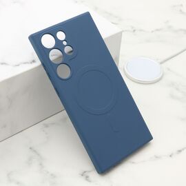 Futrola VELVET TOUCH MagSafe - Samsung Galaxy S23 Ultra plava (MS).
