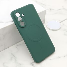 Futrola VELVET TOUCH MagSafe - Samsung A566 Galaxy A56 5G tamno zelena (MS).