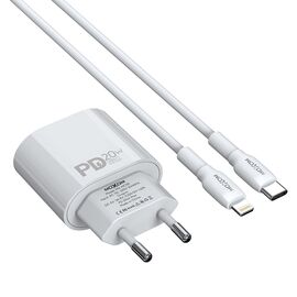 Kucni punjac Moxom MX-HC151 20W Type-C na Lightning beli (MS).