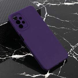 Silikonska futrola Teracell Giulietta - Samsung A135 Galaxy A13 4G mat tamno ljubicasta.