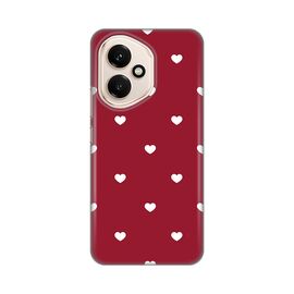 Silikonska futrola PRINT Skin - Huawei Honor 400 Burgundy Hearts.