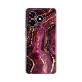 Silikonska futrola PRINT - Huawei Honor X5c Plus Burgundy.
