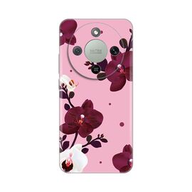 Silikonska futrola PRINT Skin - Huawei Honor Magic 8 Lite Pink Orchid.