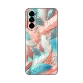 Silikonska futrola PRINT - Samsung A576 Galaxy A57 5G Pastel Feathers.