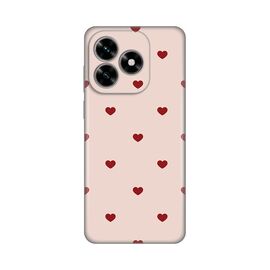 Silikonska futrola PRINT - Huawei Honor X5c Plus Beige Hearts.