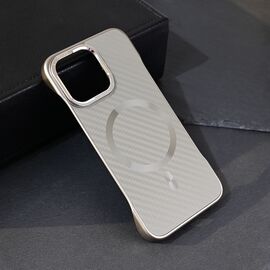 Futrola Magsafe Carbon - iPhone 13 Pro siva.