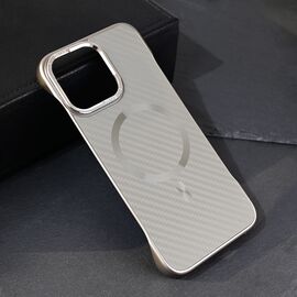 Futrola Magsafe Carbon - iPhone 15 Pro Max 6.7 siva.