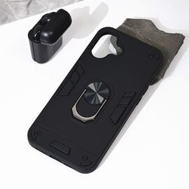 Futrola Hard Ring - iPhone 16 Plus 6.7 crna.