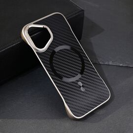 Futrola Magsafe Carbon - iPhone 16 6.1 crna.