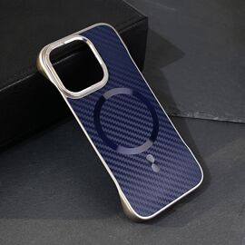 Futrola Magsafe Carbon - iPhone 16 Pro plava.
