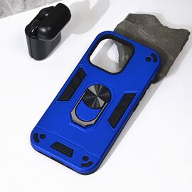 Futrola Hard Ring - iPhone 16 Pro plava.