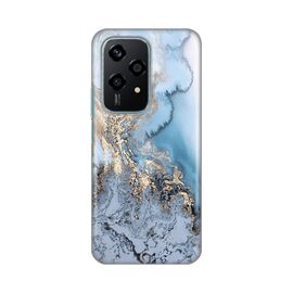 Silikonska futrola PRINT - Huawei Honor 200 Lite Blue Gold Marble.